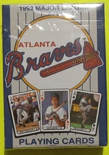 Atlanta Braves 1992 Playing Cards Factory Sealed U.S. Playing Card Co.