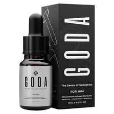 GODA Pheromones Cologne for Men Infused with Real Pheromones 15ml/0.50 fl oz
