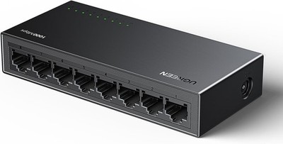 Ugreen 8-Port Switch: Wandmontage, Energieeffizient, 24 Monate