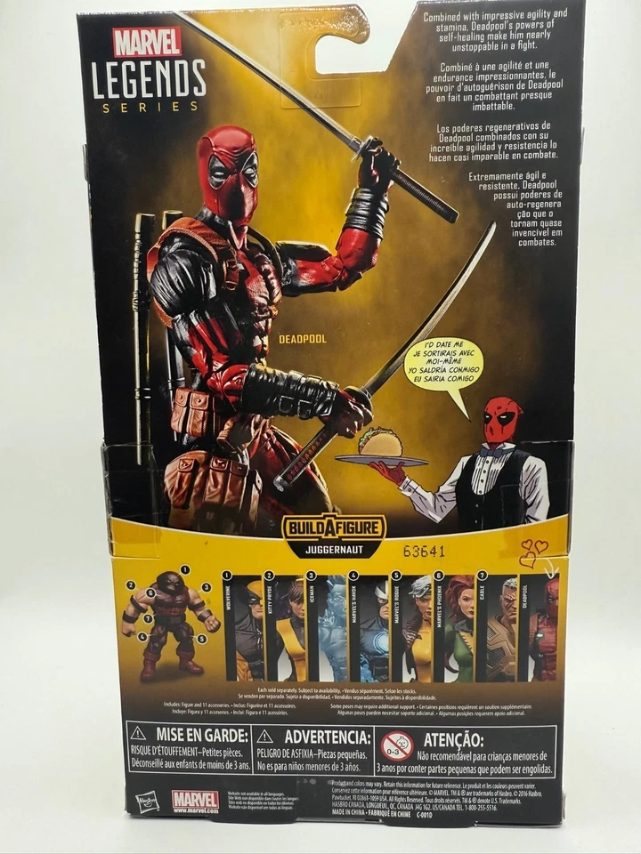 Hasbro Marvel Legends Deadpool X-Men 6" Action Figure Build A Juggernaut - Image 2 of 3
