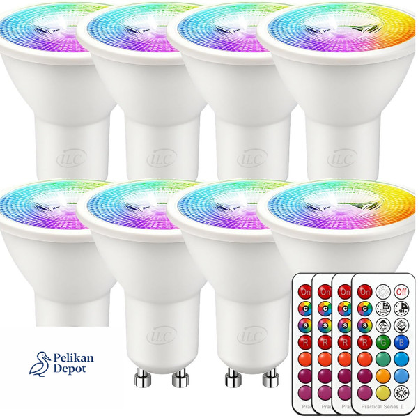 RGB LED GU10 5W Dimmbar Warmweiß 2700K Farbwechsel-image