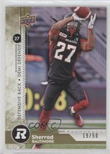 2018 Upper Deck CFL Gold 19/50 Sherrod Baltimore #131 0p0t