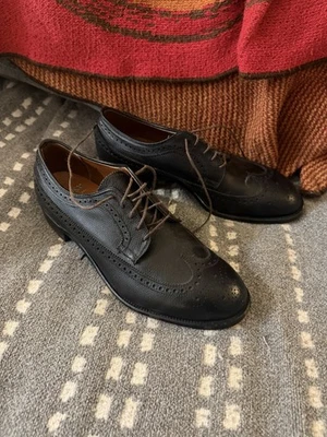 Alden Black Wingtip Dress Shoes for Men for sale | eBay display picture 1