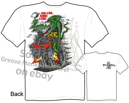 Ratfink T Shirts Big Daddy Clothing Ed Roth T Shirts 1951 Ford Shirt Hot Rod Tee - Bild 1 von 1