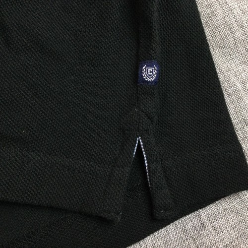Chaps Hoodie Shirt Mens XL Black Henley Pullover Cooling Temp Control Button NEW - Picture 11 of 14