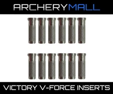 Victory Arrows V-Force Insert Aluminum 12pk .245 AC1245-12 #02105
