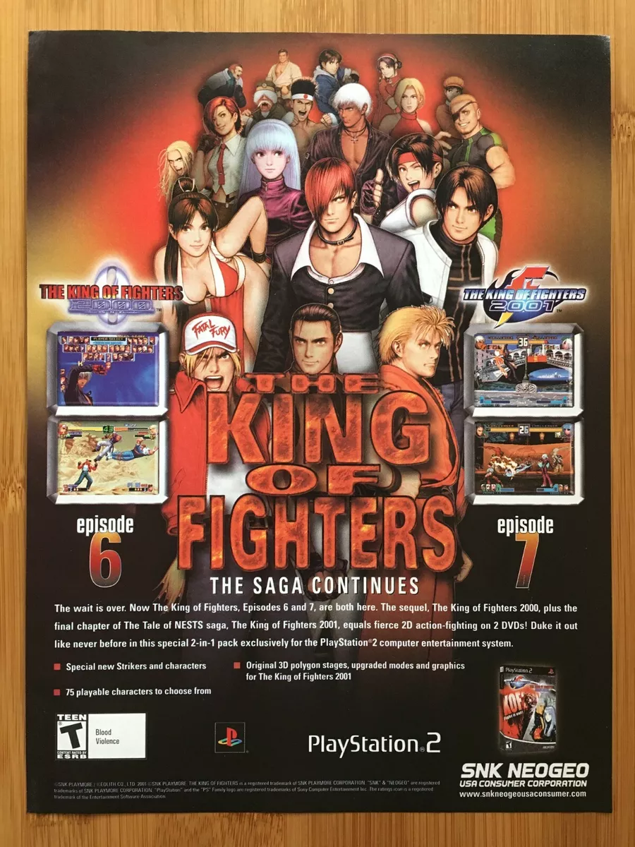  King of Fighters 2000 & 2001 - PlayStation 2 : Artist