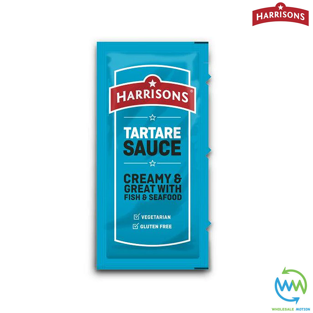 HARRISONS TARTARE SAUCE Sachets 10g 10ml PACKS Individual Portion