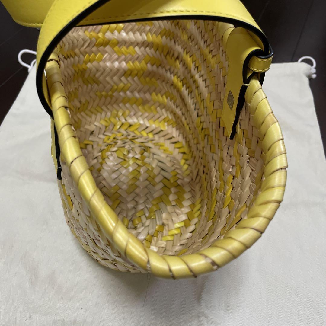 Loewe Yellow Basket Bag With Storage | eBay