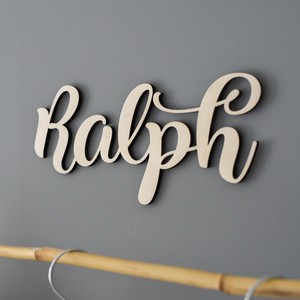 name letters for nursery