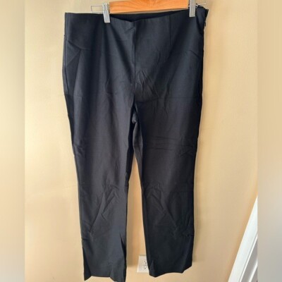 Boston Proper NWT black slim shape pants size 14R cotton spandex
