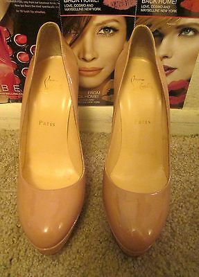 STUNNING Christian Louboutin Bianca Patent Leather Platform STUNNING Christian Louboutin Bianca Patent Leather Platform