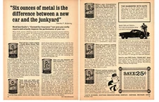 1968 CASITE (HASTINGS MFG C0) ~ ORIGINAL 2-PAGE PRINT AD