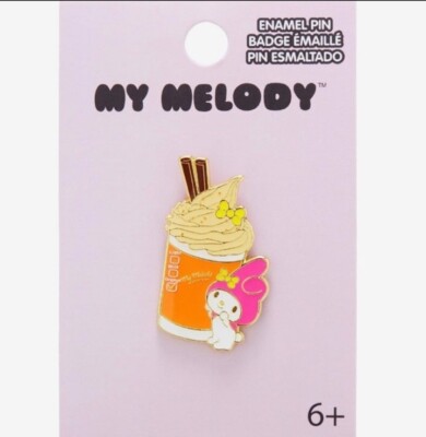 Sanrio My Melody Pumpkin Spice Latte Enamel Pin Boxlunch Exclusive Helloy Kitty