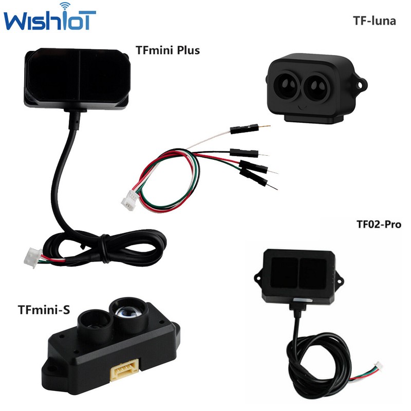 TFmini-S Plus Lidar Range Finder Sensor Single-point Micro Ranging Module 12m