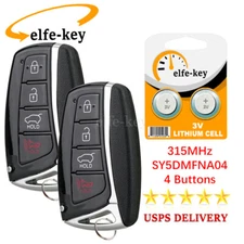 2 95440-4Z200 Remote Key Fob for Hyundai Santa Fe Sport 2013-2015 2016 2017 2018