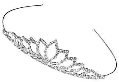 Couronne de mariage - princesse - style - zircons - élégance - bijoux de cheveux - Photo 1/4