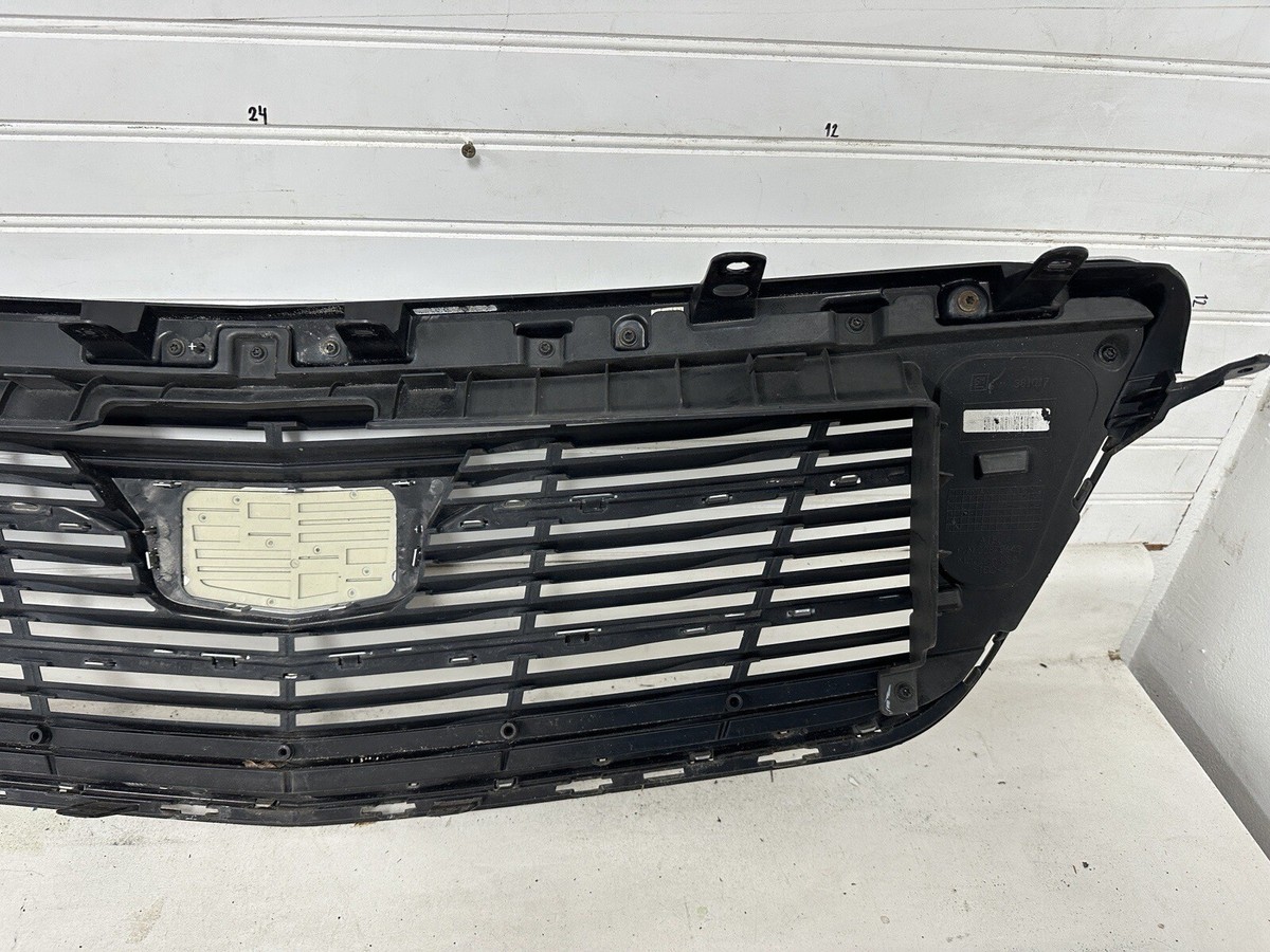 For 2015-2019 Cadillac ATS Front Upper Grille – Gloss Black – Direct Replacement 22879629