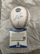 Ozzie Albies Signed Atlanta Braves 2021 All Star Game MLB Baseball Beckett