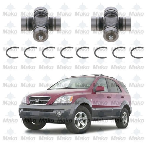 Set of TWO Universal Joints for Front Driveshaft 20032006 Kia Sorento