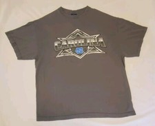 VINTAGE North Carolina Tar Heels Shirt Adult L Gray Champs Mens Distressed
