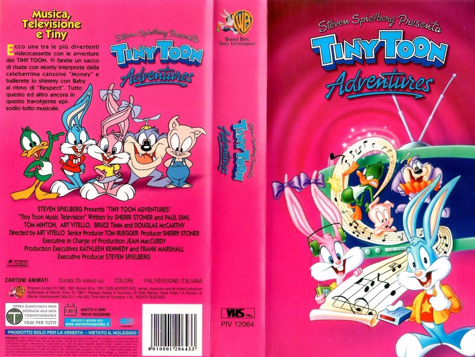 Tiny Toon Adventures Musica Televisione e Tiny (2002) VHS Warner