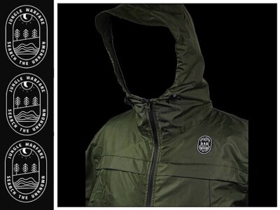 Jungle Warfare Windschutz Wasserdicht olivgrün Mantel Jacke Karpfenangeln