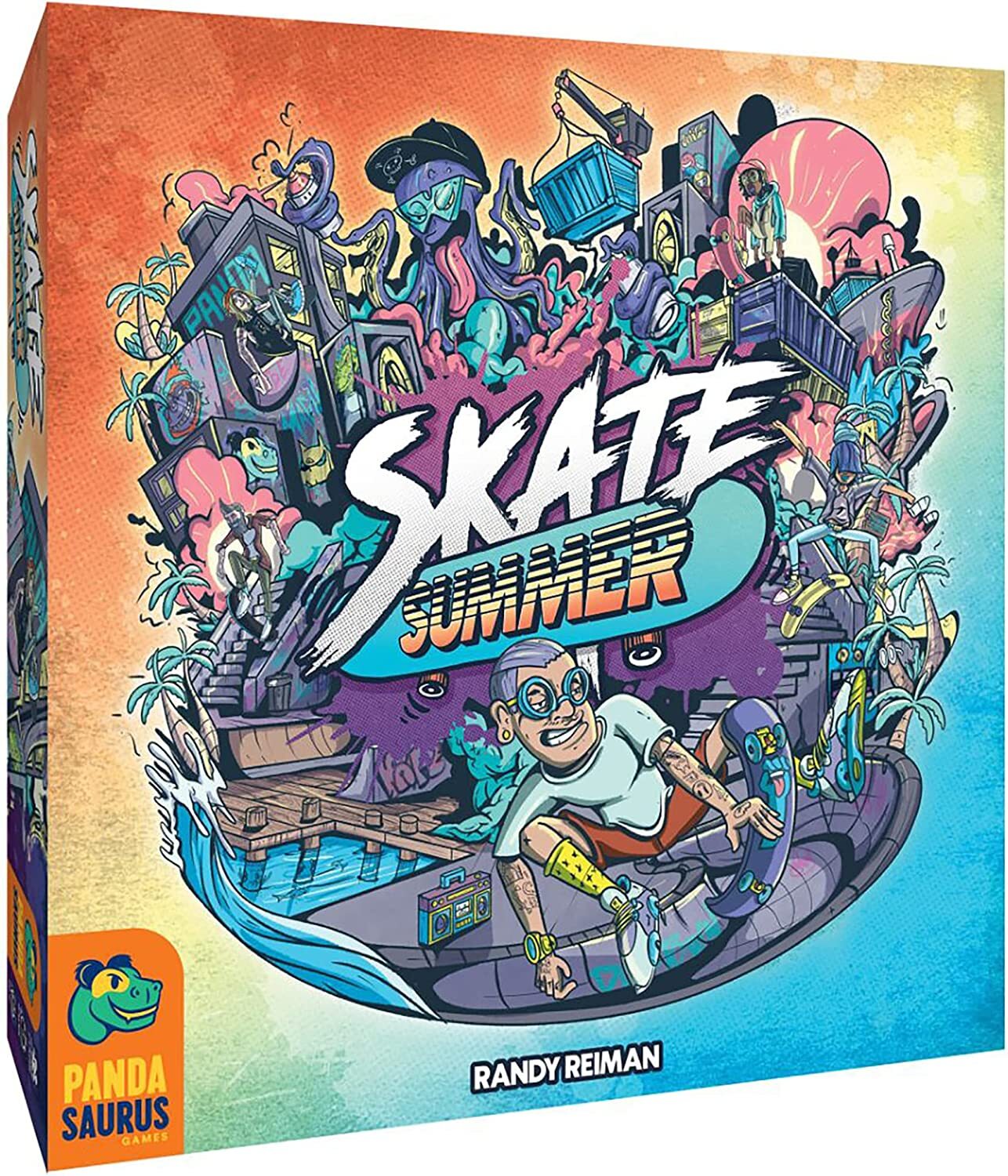 Летняя настольная игра Skate Summer стратегическая игра на тему скейтборда Веселая семейная игра для 21490₽