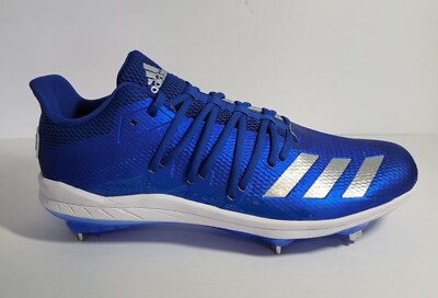 Adidas Afterburner 6 Speed Baseball Cleats Men\'s 13 Blue/White Shoes G27656 Adidas Afterburner 6 Speed Baseball Cleats Men main image 3