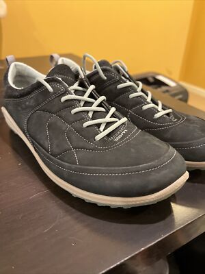 Pre Owned Ecco Yak Biom Black Motion Sneakers Golf Shoes Womens Size 38 US 6