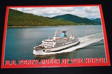 Color AK British-Columbia-Ferry Vancouver Island Canada 1990 - gelaufen