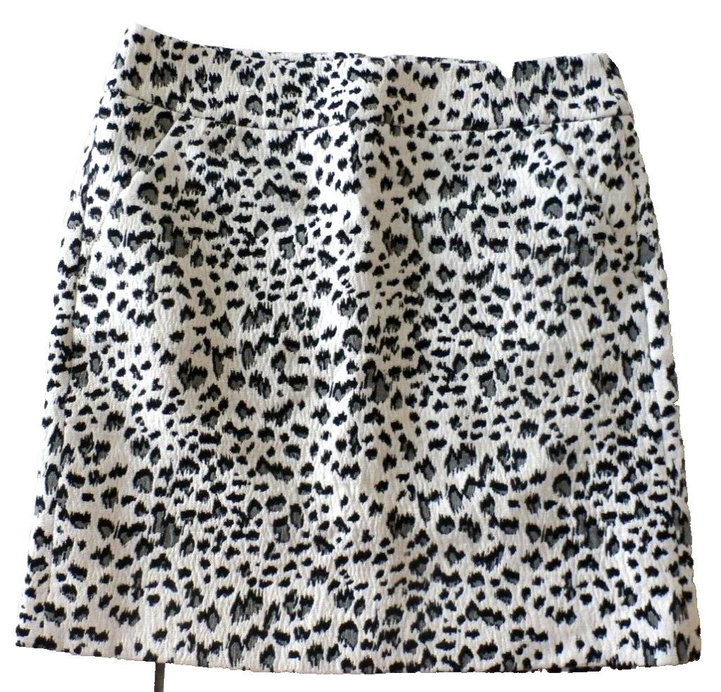 Faldas para mujer Ann Taylor de poliéster con estampado animal