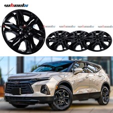 Gloss Black For 2019-2022 Chevrolet Blazer L LT 18" Wheel Cover Skins Hub Caps