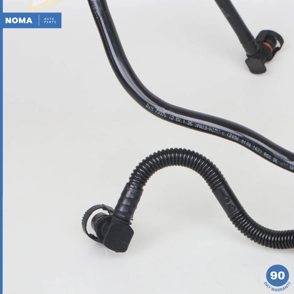 06-10 BMW E64 650i 750i 550i Fuel Gas Tank Breather Hose Pipe Line w/ Valve OEM - Image 3 of 4