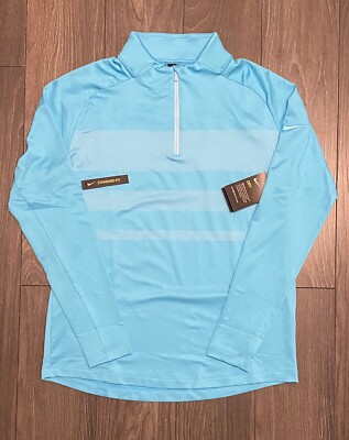 Nike Dry Vapor Mens Half Zip Long Sleeve Golf Top New With Tags