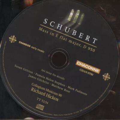 Schubert: Mass In E Flat Major MUSIC AUDIO CD classical songs! Agnus Dei D 950