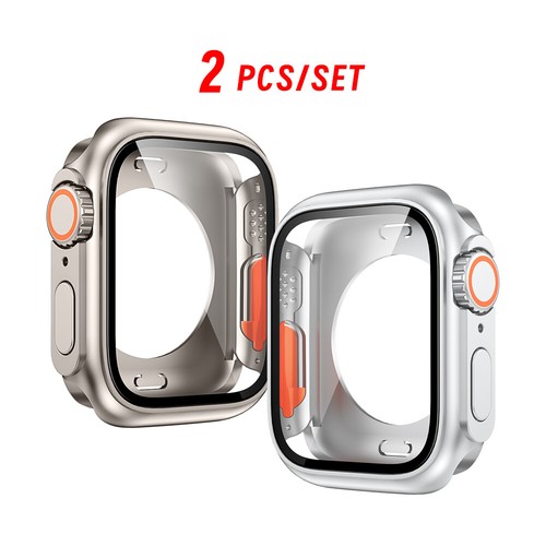 For Apple Watch 10/9/8765 42/46mm Change To Ultra Cover PC Full Protective Case - Picture 15 of 22