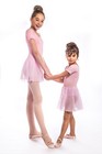 Girls proVora Pink Ballet Skirt Chiffon wrap. RAD Ballet. Stretch waist