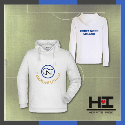 FELPA CAPPUCCIO INTER CAMPIONI D'ITALIA CN69 CURVA NORD ULTRAS MILANO | eBay