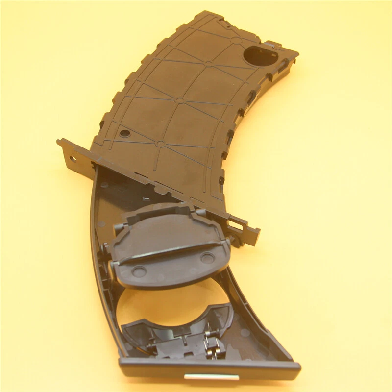 NEGRO Par de portavasos retráctiles lado derecho izquierdo para BMW E90 E91 E92 328i Foto 4 de 4