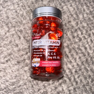 Bali Secret Hair Vitamin | 40 Capsules | Hair Serum Enriched w/ Vitamins NEW