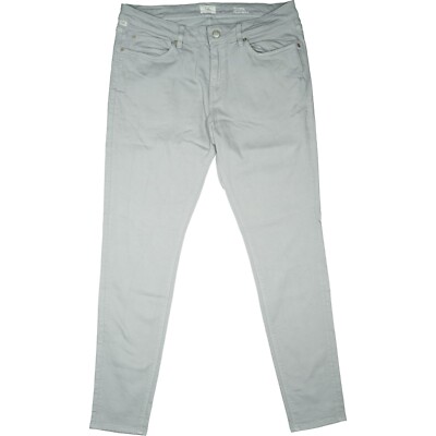 QS s.Oliver Damen Jeans Hose stretch Slim Leg Skinny mid Rise 42 XL W32 L30 grau
