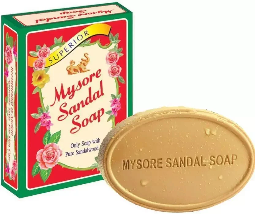 Mysore Sandal Soap | 75G | Bathing Soap | With SandalWood Oil | Herbal Ayurveda - Image 2 of 2