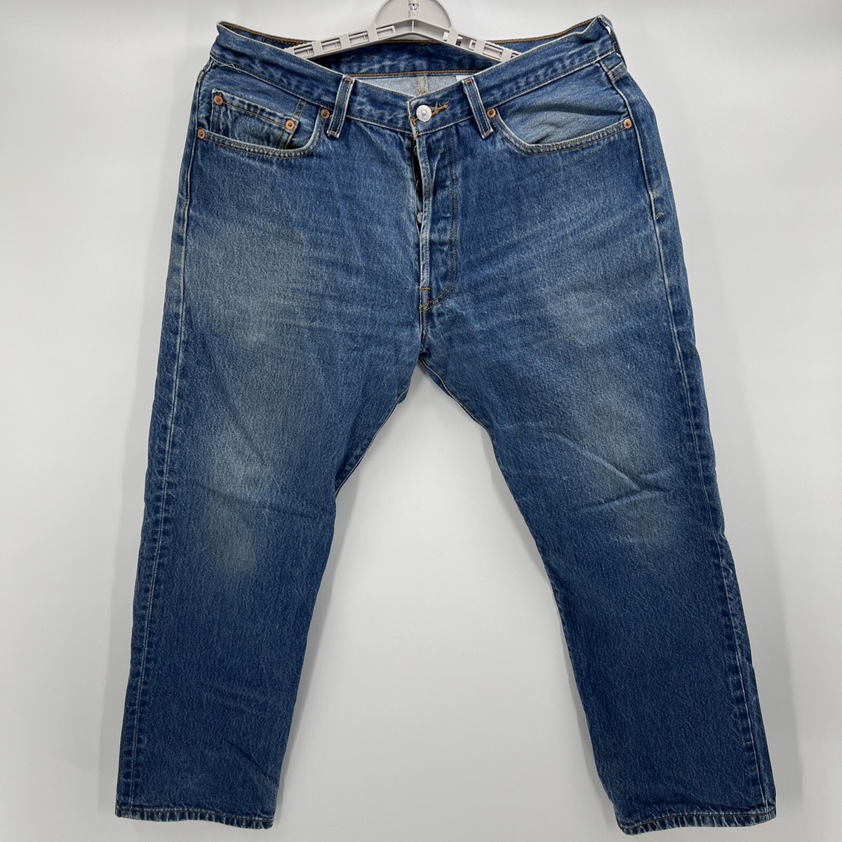 Levi's 501 Mens W36 L32 Button Fly Jeans WPL423 Single Levi's 501 Mens W36 L32 Button Fly Jeans WPL423 Single
