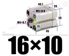 New 1pc ADN16 10-P-A cylinder internal thread cylinder