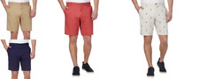 IZOD Men  s Flat Front Short