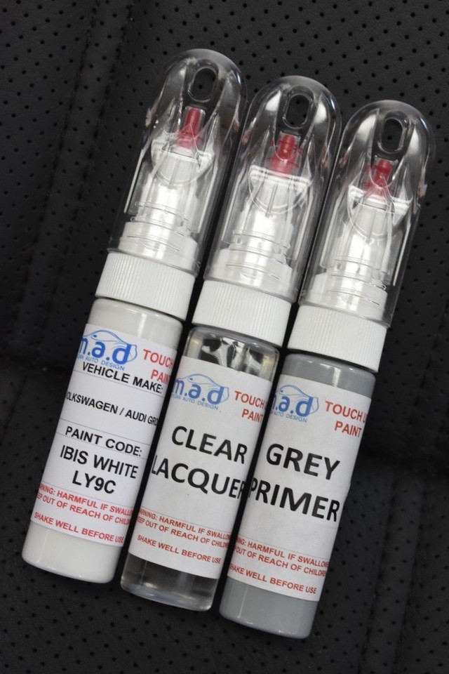 IBIS WHITE AUDI LY9C PAINT TOUCH UP PEN RS3 RS4 RS5 TTRS A1 A3 A4 A5 A6