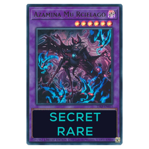 Azamina Mu Rcielago [Secret Rare] 25LP-EN011 YuGiOh World Championship 2025 Limited Pack card