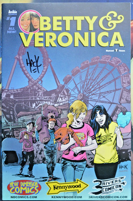 Adam Hughes: Betty & Veronica #1 - Con Variant - Signed by Robert Hack - COA