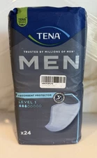 Tena Men Incontinence Protector, Level 1, 24 Count (Pack Of 1) 
